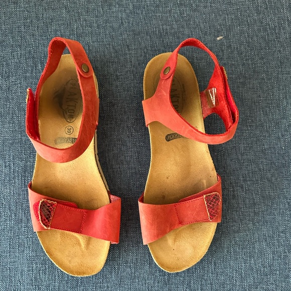 Plakton Sandal double adjustable red band 39 - Picture 1 of 4